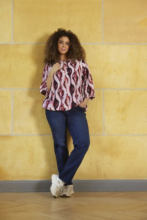 Denim Step Bukser fra Zhenzi i plussize