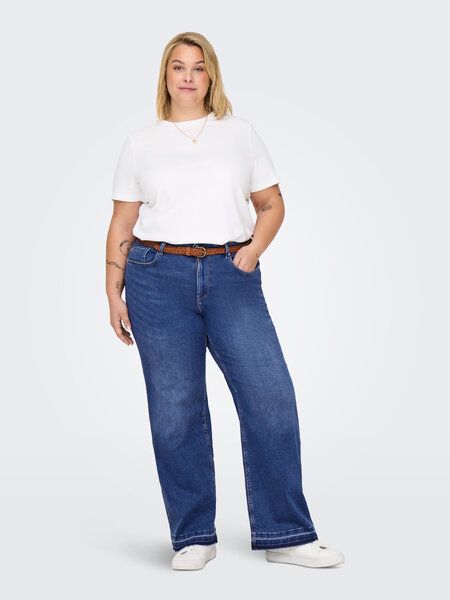 Cool Højtaljede Jeans fra Only Carmakoma