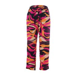 Smukt mønster i pink, orange og sort