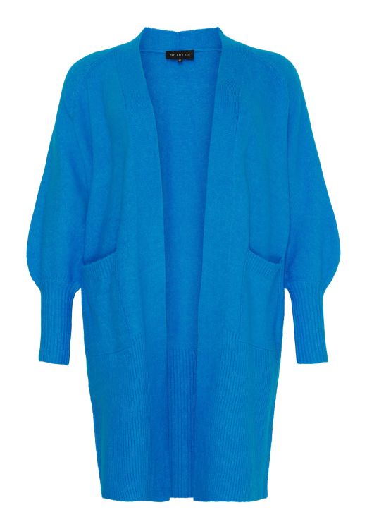 No. 1 By Ox cardigan med åbent design og lommer