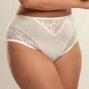 Midi Trusse med Blonde i whisper white