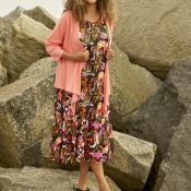 Ærmeløs Gody Kjole fra Zhenzi – Smuk, let og farverig sommerkjole