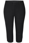 Strækbare jersey-leggings med 3/4-længde