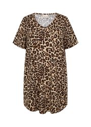 Lækker tunika i et flot leopardprint