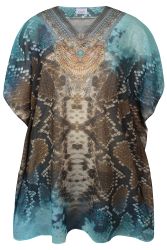 Lang strandkjole fra Zhenzi i plus size