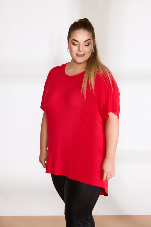 Oversized T-shirt i blød viskose