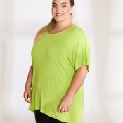Oversized T-shirt i blød viskose