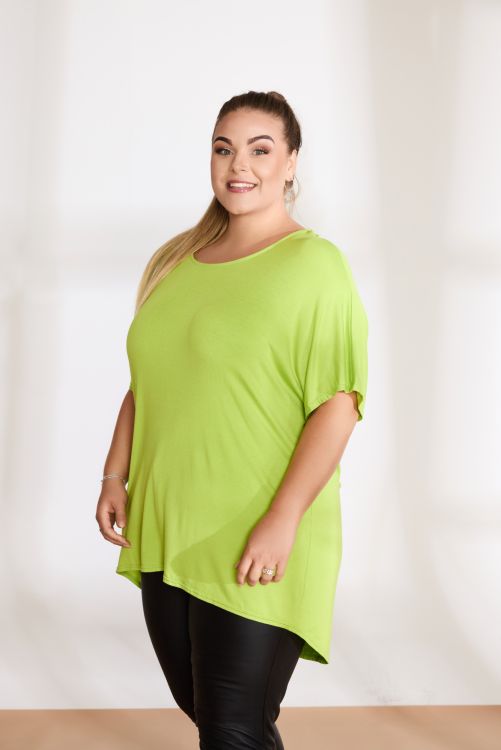 Oversized T-shirt i blød viskose