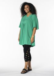 Studio Irene leggings med farverige blomster langs benet
