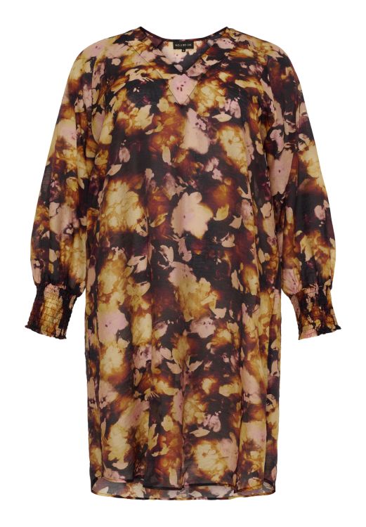 Tidløs kjole fra No. 1 By Ox med blomsterprint og V-hals