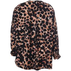 Gozzip bluse med dyreprint i viskosekvalitet