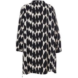 Gozzip Nora tunika i viskose med grafisk print | Plus size