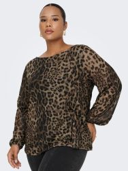 Let mesh-bluse med behagelig foring for ekstra komfort.