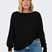 Blød strikpullover i viskosekvalitet fra Only Carmakoma