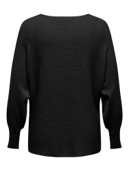 Pullover i viskosekvalitet med boatneck – Only Carmakoma