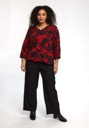 Komfortable plus size bukser fra Studio i sort