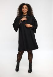 Studio Irene leggings i sort med sølvhjerter