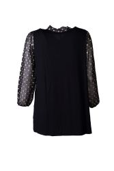 Guldprikker på mesh giver et eksklusivt look