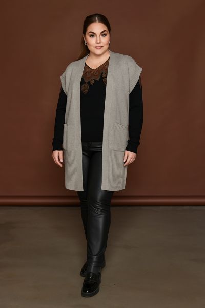 Waistcoat i Strik fra NO. 1 by OX