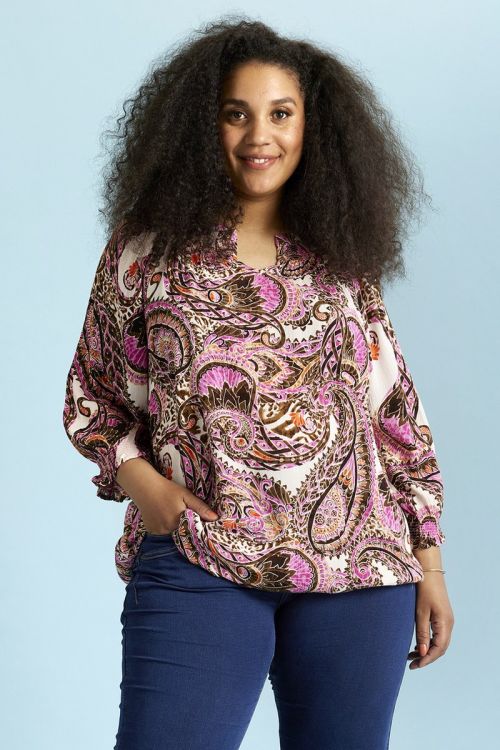 Smuk Malia Viskose Bluse fra Zhenzi