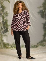 Zhenzi Sylva bluse i viskose jersey