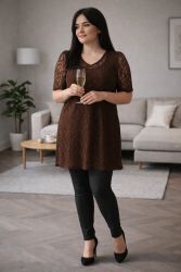 Mellani tunika i choko fra Cassiopeia