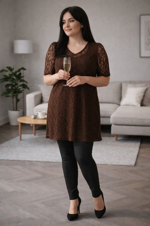 Mellani tunika i choko fra Cassiopeia