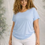 Åndbare hvide Bambus Skånebuks/Shorts fra Zhenzi