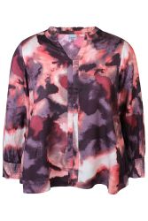 Anika bluse fra Zhenzi med V-udskæring og flot fald