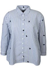 Sally skjorte fra Zhenzi i ren viskose med løs pasform