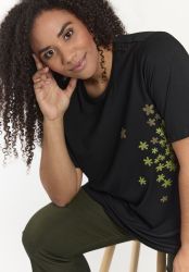 Bella T-Shirt i viskose jersey med print | Studio