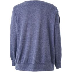 Inga sweater i viskosemix med meleret struktur og stræk