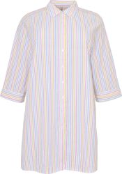 Lang stribet bomuldstunika Mynette fra Cassiopeia i let kvalitet