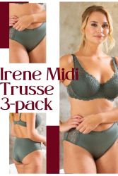 Trofé Irene midi trusse grøn. 3-pack