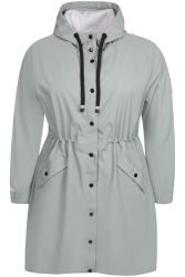 Let og funktionel Zhenzi regnjakke – perfekt til hverdagsbrug