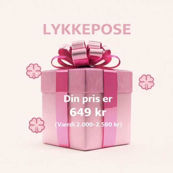 Lykkeposer til en værdi af mellem 2.000 og 2.500