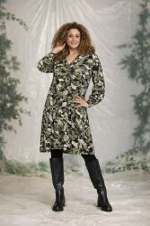 Zhenzi Saki kjole i viskose jersey med A-facon