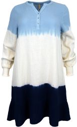 Cassiopeia Paulinna kjole i 100% bomuld med smukt farvespil