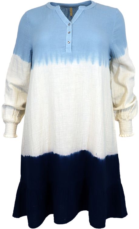 Cassiopeia Paulinna kjole i 100% bomuld med smukt farvespil