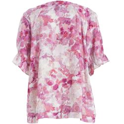 Studio Dasie bluse med levende print i viskosekvalitet