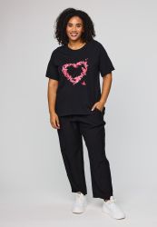 Studio Bella T-shirt med sommerfugleprint