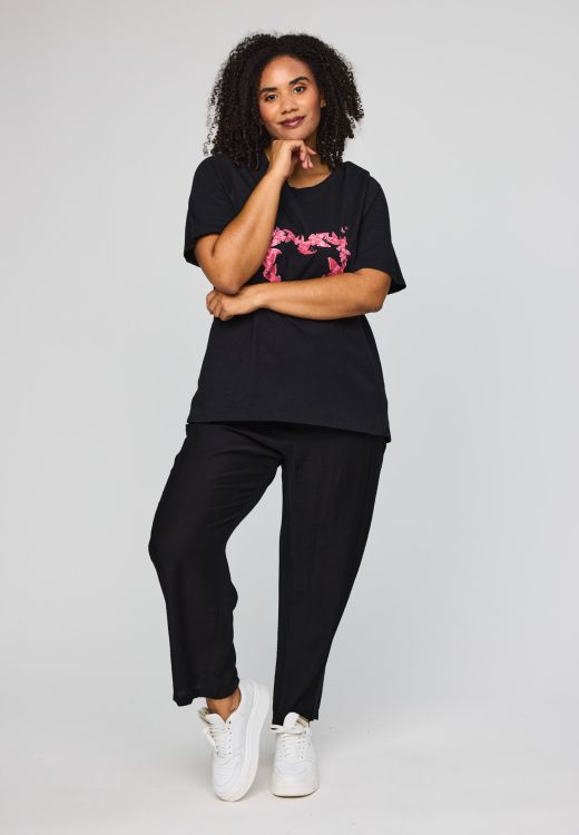 Studio T-shirt med dekorativt print og afslappet pasform