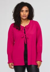 Eva cardigan i viskosekvalitet med bindebånd