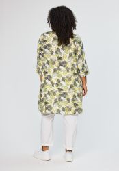 Viskosekjole med lommer og let, glat fald