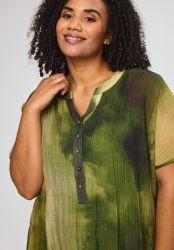 Kjole fra Studio med let oversize pasform og korte ærmer