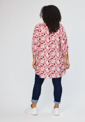 Viskosetunika med all over print set i hel figur