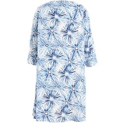 Birgitte kjole med blåt grafisk print fra Studio