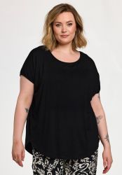 Gitte t-shirt fra Gozzip i sort viskose jersey