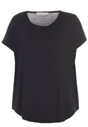 Sort Gozzip Gitte t-shirt med oversized pasform