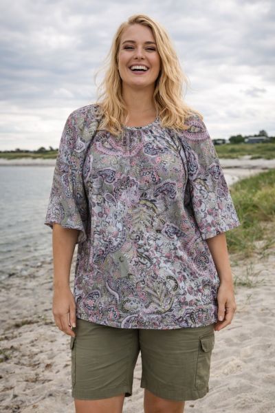 Zoey Demi Top i ren viskose